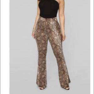 Snake Bites Flare Pants